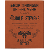 Leatherette Medium Plaque